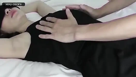 Elegante schlanke ehefrau - langsam überwältigt und bettelt um eine weitere intime runde