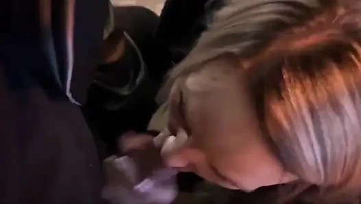Hotwife Bar Blowjob, Car Sex, Gloryhole Sex and Cum Walk!