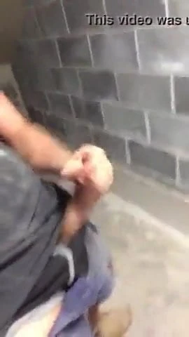 Builder wankin at work