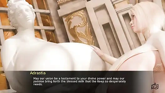 Huge Titted Priestess Fucked by a Giant Cock