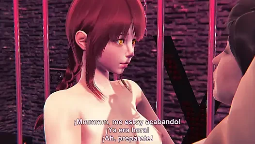 Makima dikasih pelajaran baru untuk bikin hal-hal kaya - animasi 3D hentai