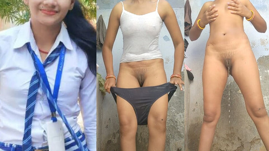 India jovencita con cuerpo caliente toma un baño