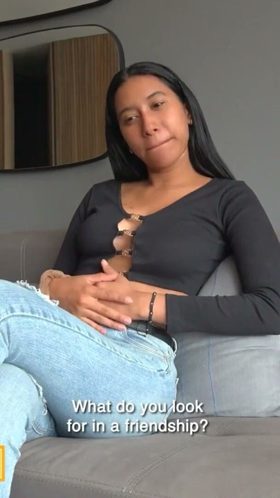 Slim Colombian teen in sexy red lingerie mounts a thick meaty dick rough | Clip 1