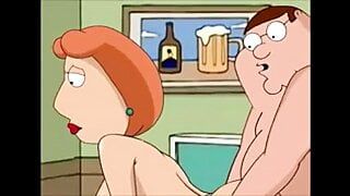 Fam ragazzo in ufficio fa sesso - Lois viene scopata in culo