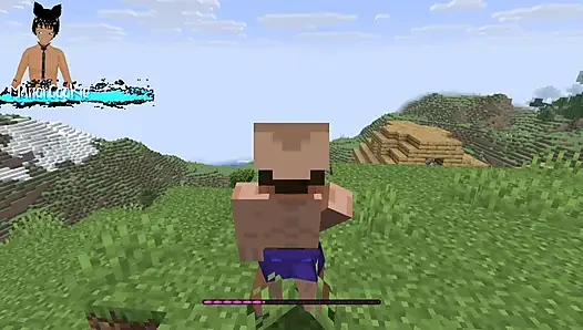 Minecraft mod Needs of Nature - Steve and alex masturbating and showing off some features! Like Cum!