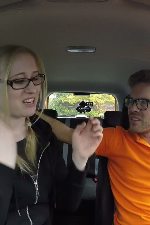 Fake Driving School - Naughty Student Satine Spark Blows Instructor for Passed Driving Test