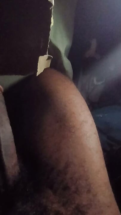 Masturbating in tent at night