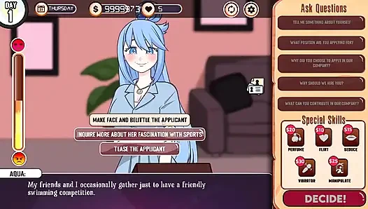 Horny Recruiter Sex Game Play [part 02] Nude Mod [18+] Nude Game Play / Sex Game