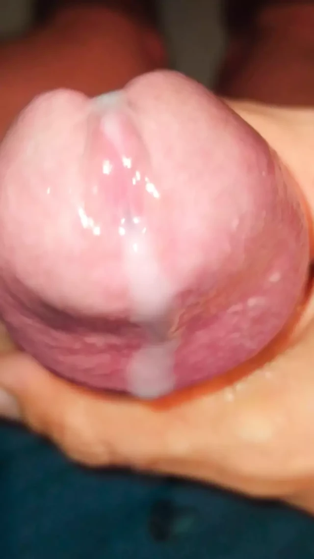 POV Stroking My 8-Inch Thick Cock with Slow-Motion Cum Blasting from the Tip