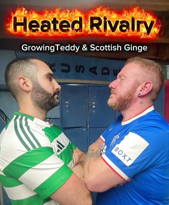 Heated Rivalry Between Football Players
