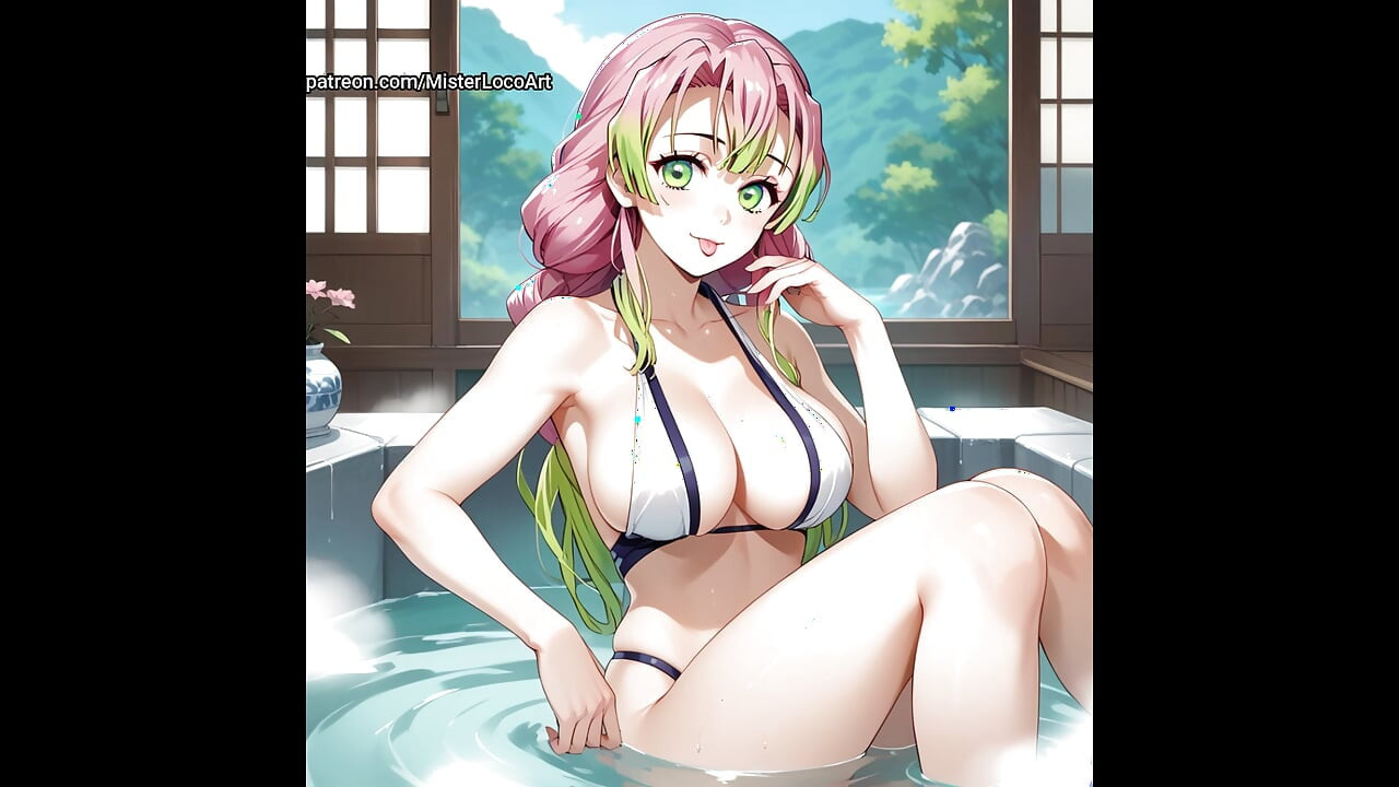 미츠리 칸로지, 헨타이 사우나에서 쉬는 가슴