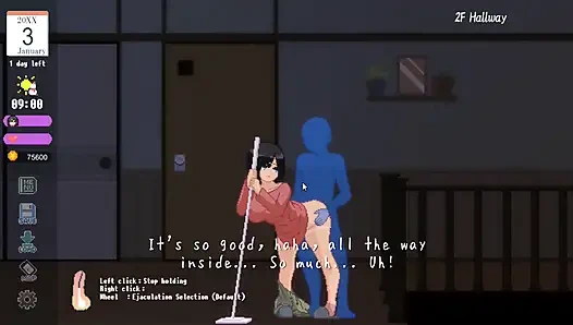 Hentai oyunu - büyük memeli büyük göğüsler ve kalın götlü hatun kışın sert seks sahnesi