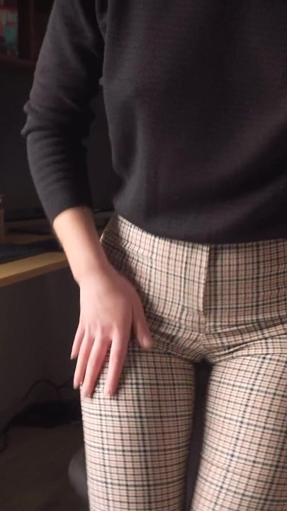 Naughty Coworker Cameltoe Tease And Denial | Clip 1