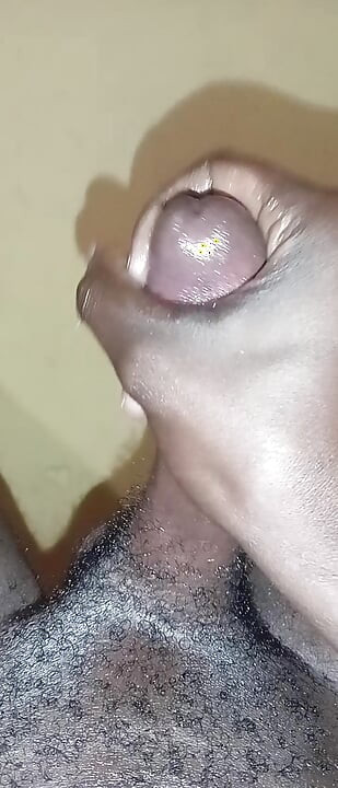 Made my Big Black Cock Cum. I had love my self