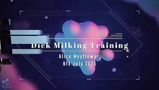 Goals porn video – Dick Milking Training - Solo Girl
