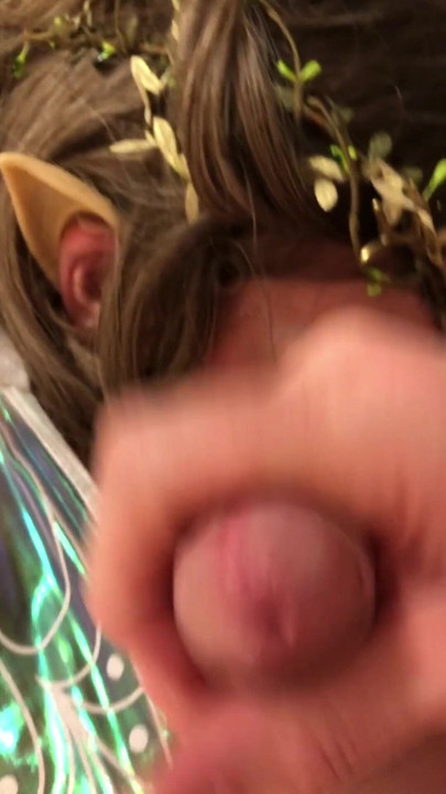 Captivating moment from "Cum on my Magic Fairy Face"