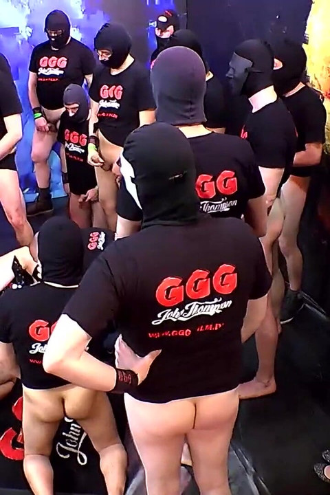 Ggg - výbuch divoké bukkake orgie
