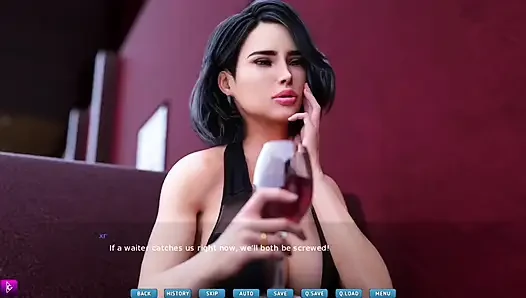 Seksi bayan ilk randevusunda aşık oluyor ve ona sakso çekiyor - oyun bölüm 2