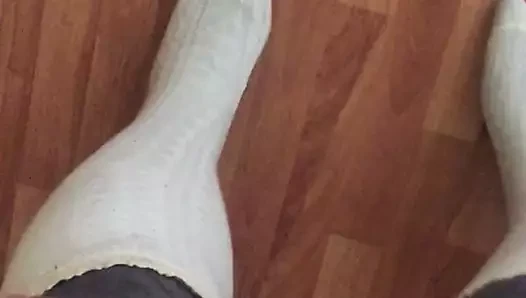 sissy ile gözlük ve külotlu çorap