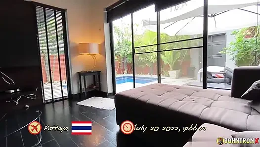 JohnTronX - Tanned beauty with a perfect ass gets ravaged hard and deep