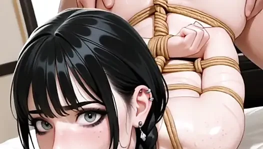 Hentai anime - My friend's wife greets me with her ass open