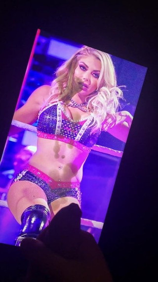 Alexa Bliss cum tribute 19