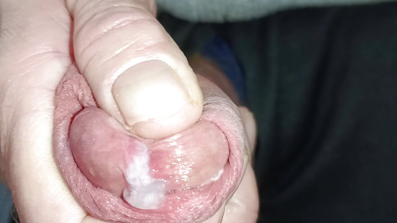 Big Uncut Cock Growing, Wanking, Edging, Cumming