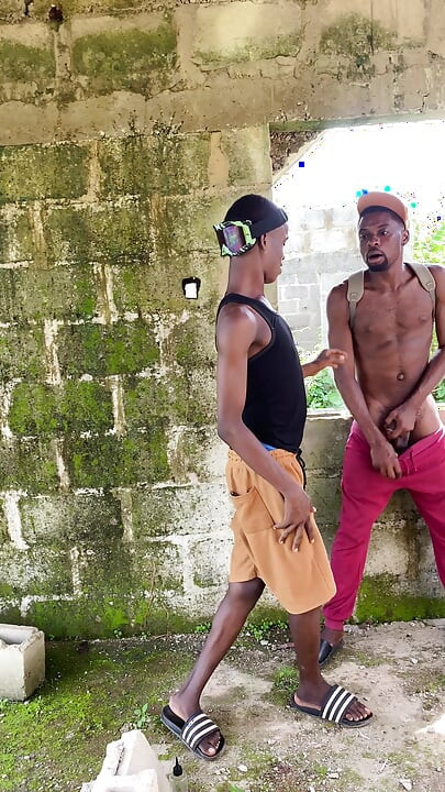 Twink Caught Me Stroking My Dick Outside