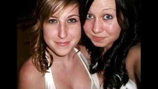 Gman sperma på ansiktet på två sexiga amerikanska tjejer (hyllning)