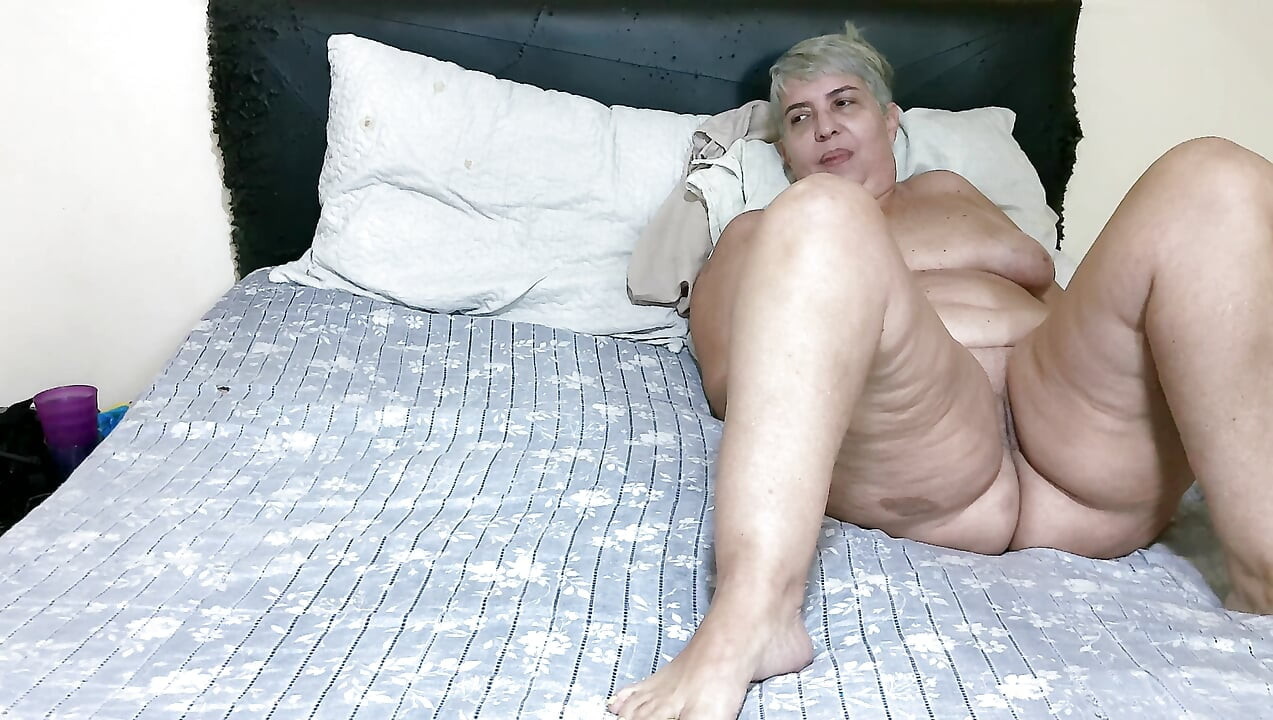 Real grandmother seduces and rides her husband