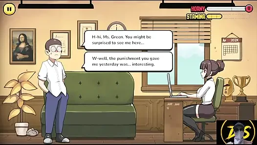 Heiße Lehrerin Fickt Schüler in Haft! Problematische Themen-gameplay!