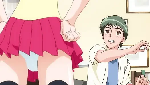 의붓아들과 혼자 집에 있는 달콤한 금발 소녀(무수정)