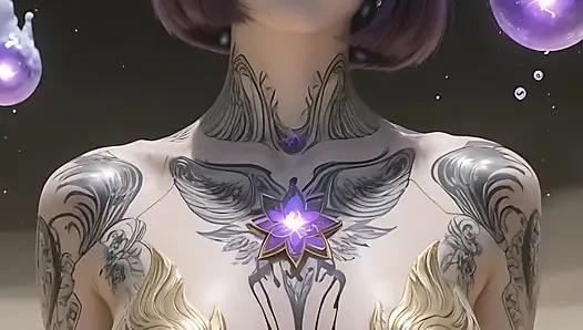 Lustrender Moon Hexe sorceress Diashow - Ätherischer Star-Tempel Radiance