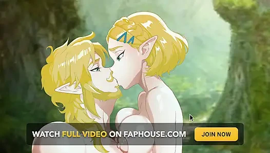 Legenda Zelda. Parodi hentai link dan zelda