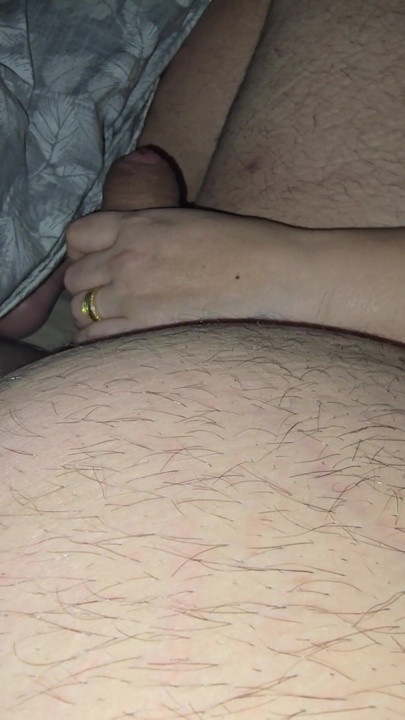 Sexy and hot step mom gives step son a perfect handjob after honeymoon | Clip 1