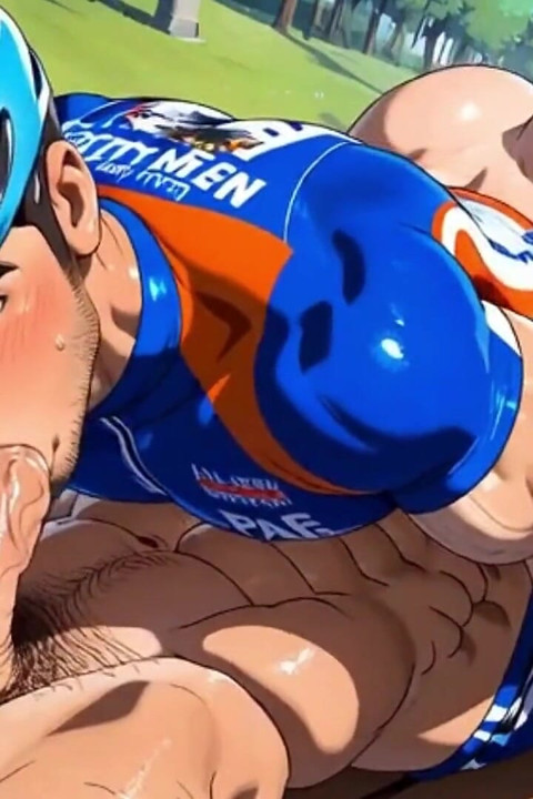 Cyclists Smell the Deep, Bittersweet Scent of Each Other's Ass... Balls During an Intense Outdoor 69.