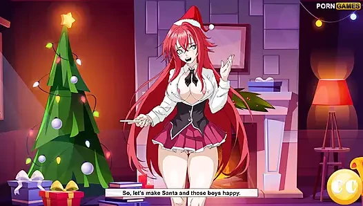 Yaramaz Noel hediyeleri - rias gremory'nin sıkı amını sikiyor