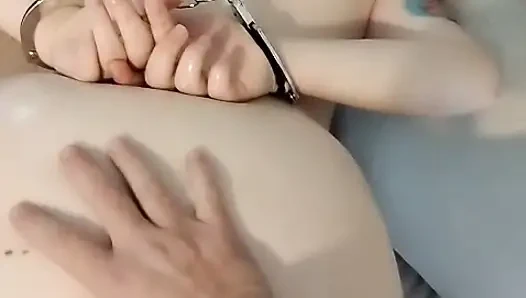 Married slut wife used and handcuffed