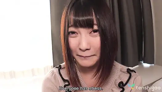 Japon öğretmen Nana Okamoto otelimizde domalarak sikişmeyi seviyor