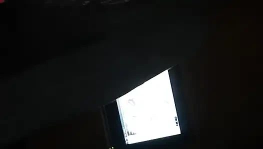 Sucking My Cock Outside