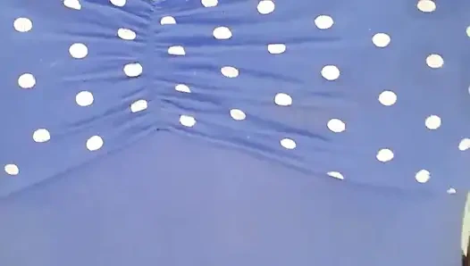 Blasen Squish und pop blue dotted ballons - Bunny Looner