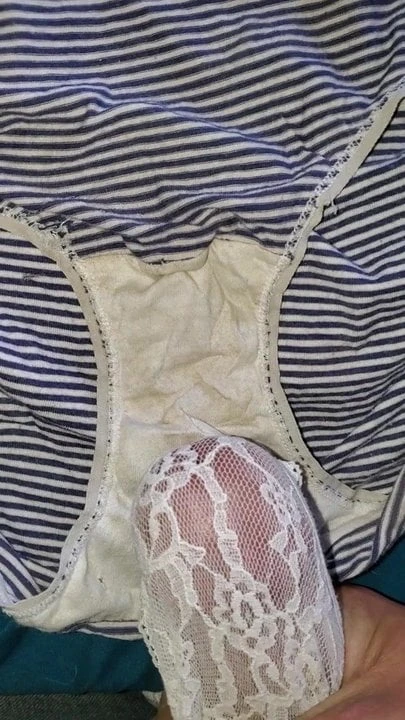 Cumming in step mom's panties