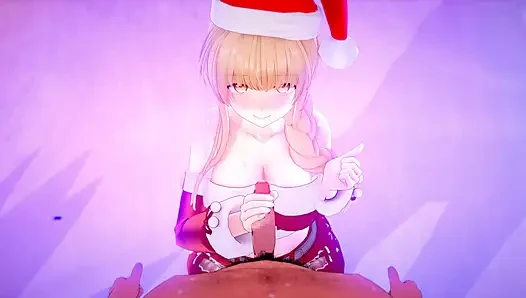 Animasi mahiru-3D di hari natal