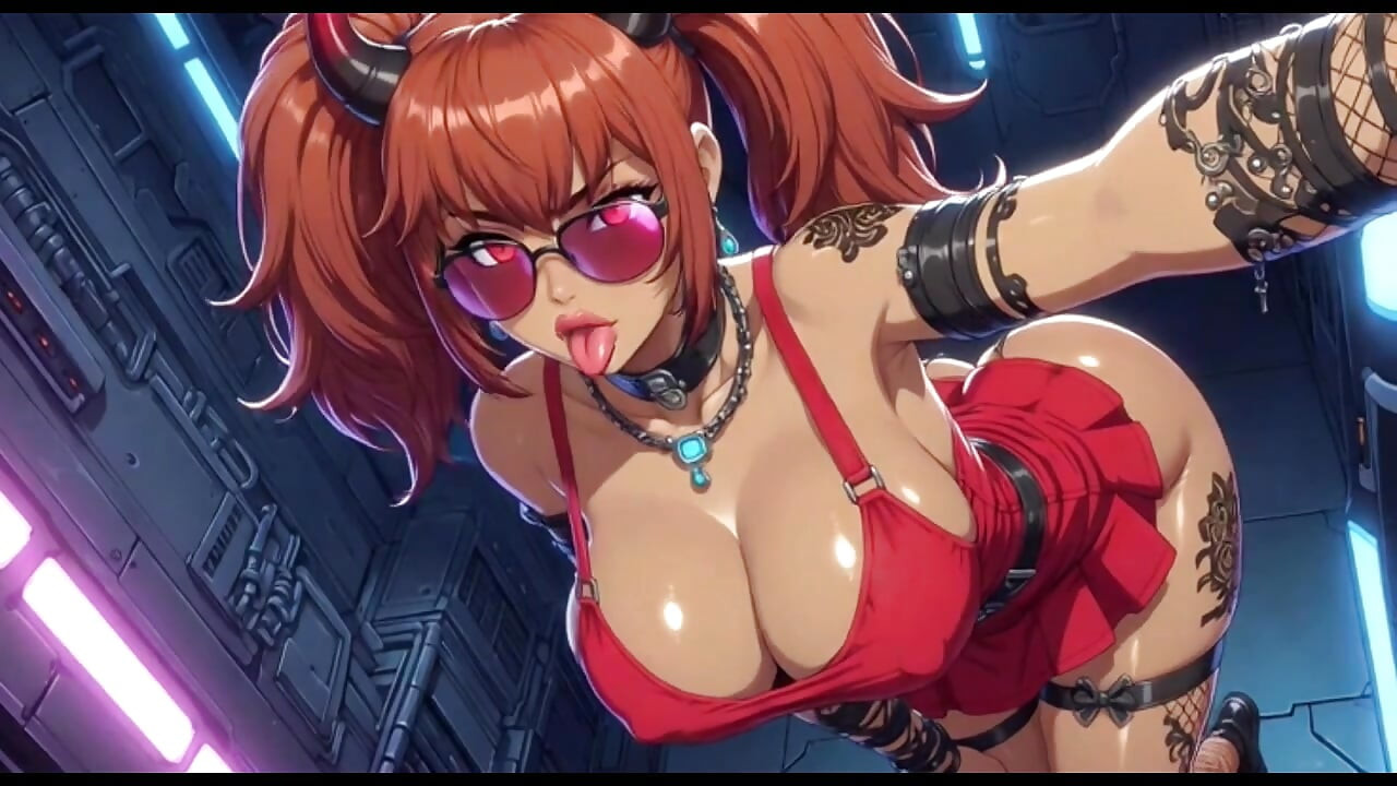 Apenas um belo vídeo com mulheres sensuais, ai animation