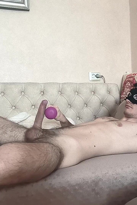 Cum with Wand Massager