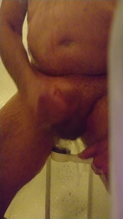Cum in the shower