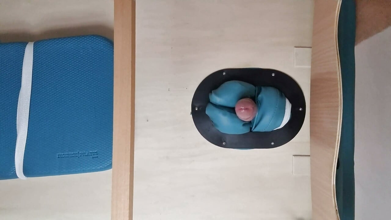 Fucking the Massage Table Below View