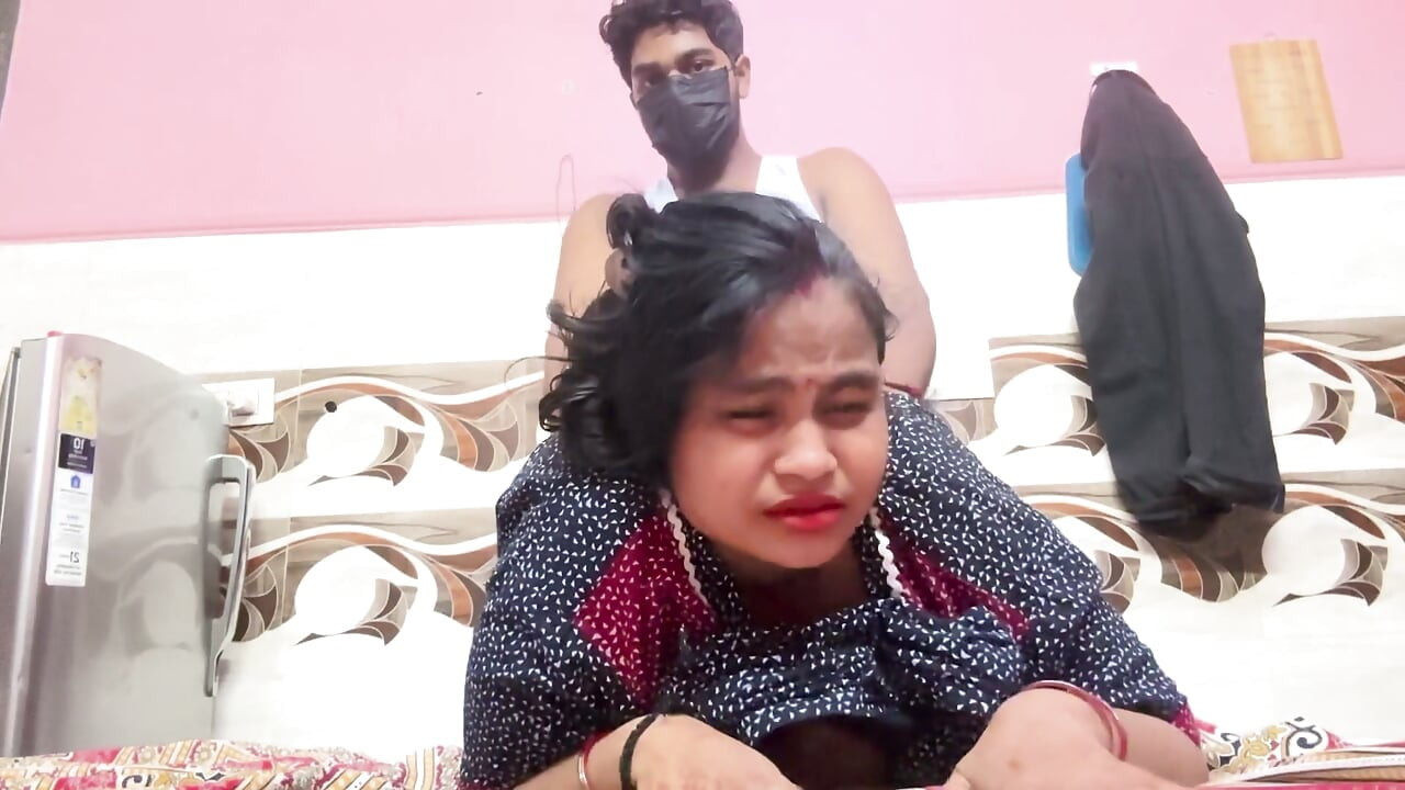 Long Time Baad Wife Ko Bedroom Mein Raat Bhar Choda. Hindi Video