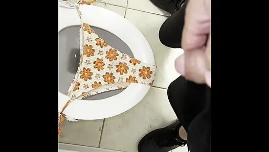 Piss on ex-girlfriend swimsuit