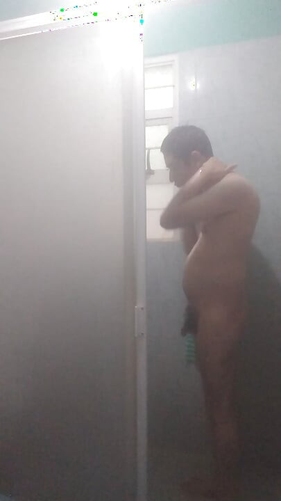 Showering so happy